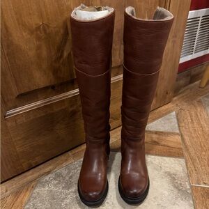 Frye Veronica Tall Shearling Boots NWT